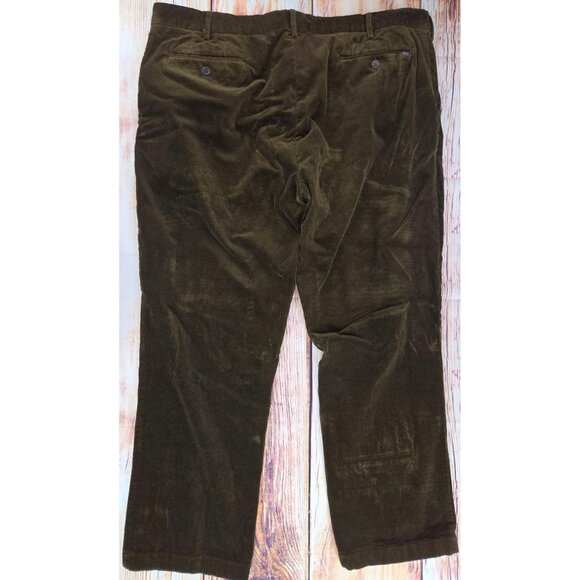 Polo Ralph Lauren Classic Fit Mens Corduroy Pants 42x30 Brown Cotton Durable - Picture 2 of 9